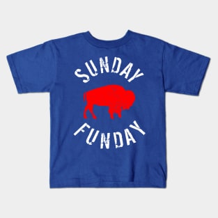 Buffalo Football Sunday Funday Kids T-Shirt